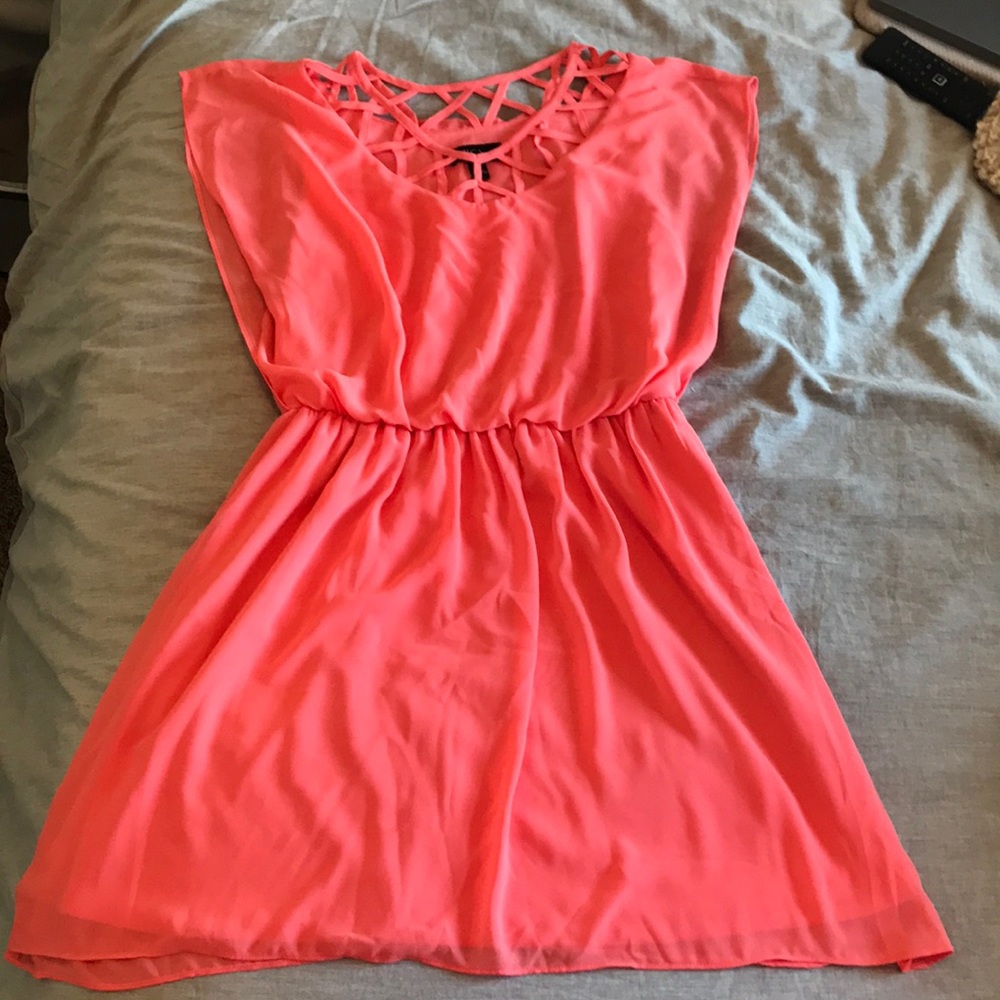 Coral Sunmer/Spring Dress